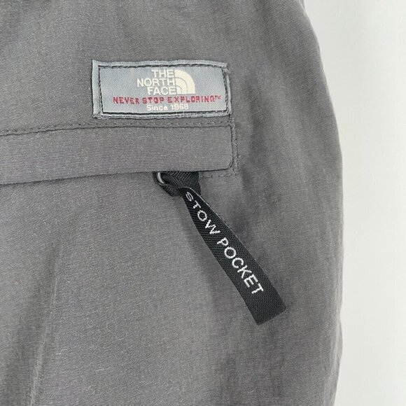 The North Face Women's Large Convertible Cargo Nylon Hiking Sport Grey T150 T550 - Picture 9 of 13